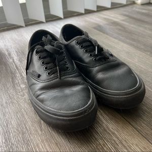 VANS BLACK MADE FOR THE MAKERS AUTHENTIC TIE SNEAKERS